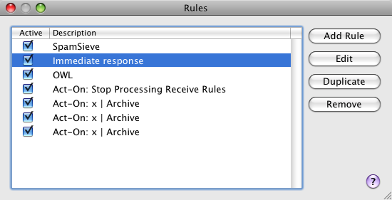 The Preferences window for my version of Mail