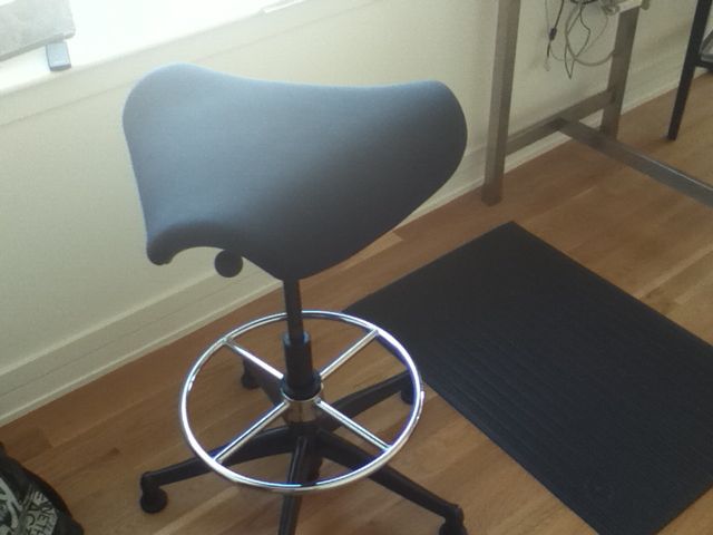 HumanScale saddle seat